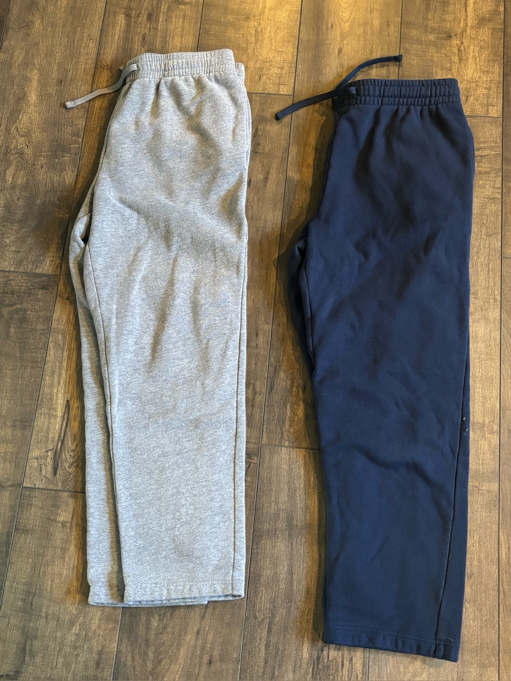 Tek Gear Fleece Sweat Pants - Gray and Navy